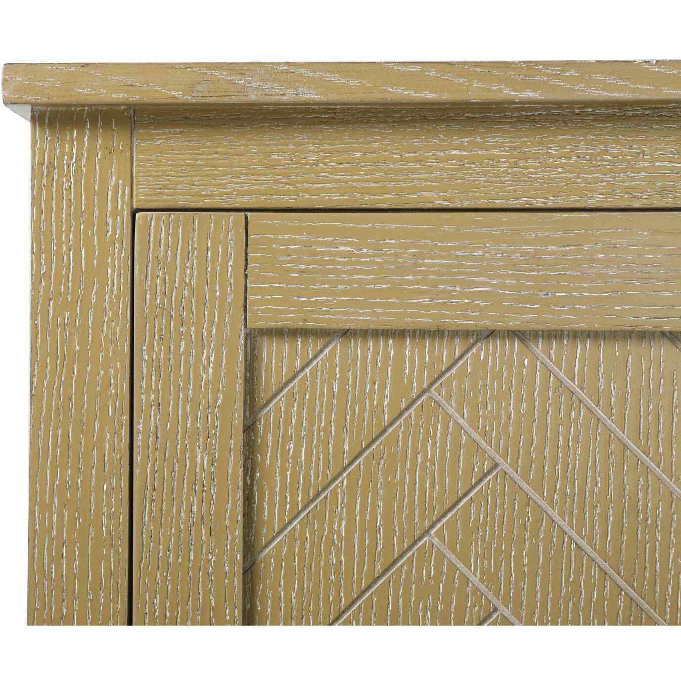 Chase Linen Oak Bathroom Storage Cabinet