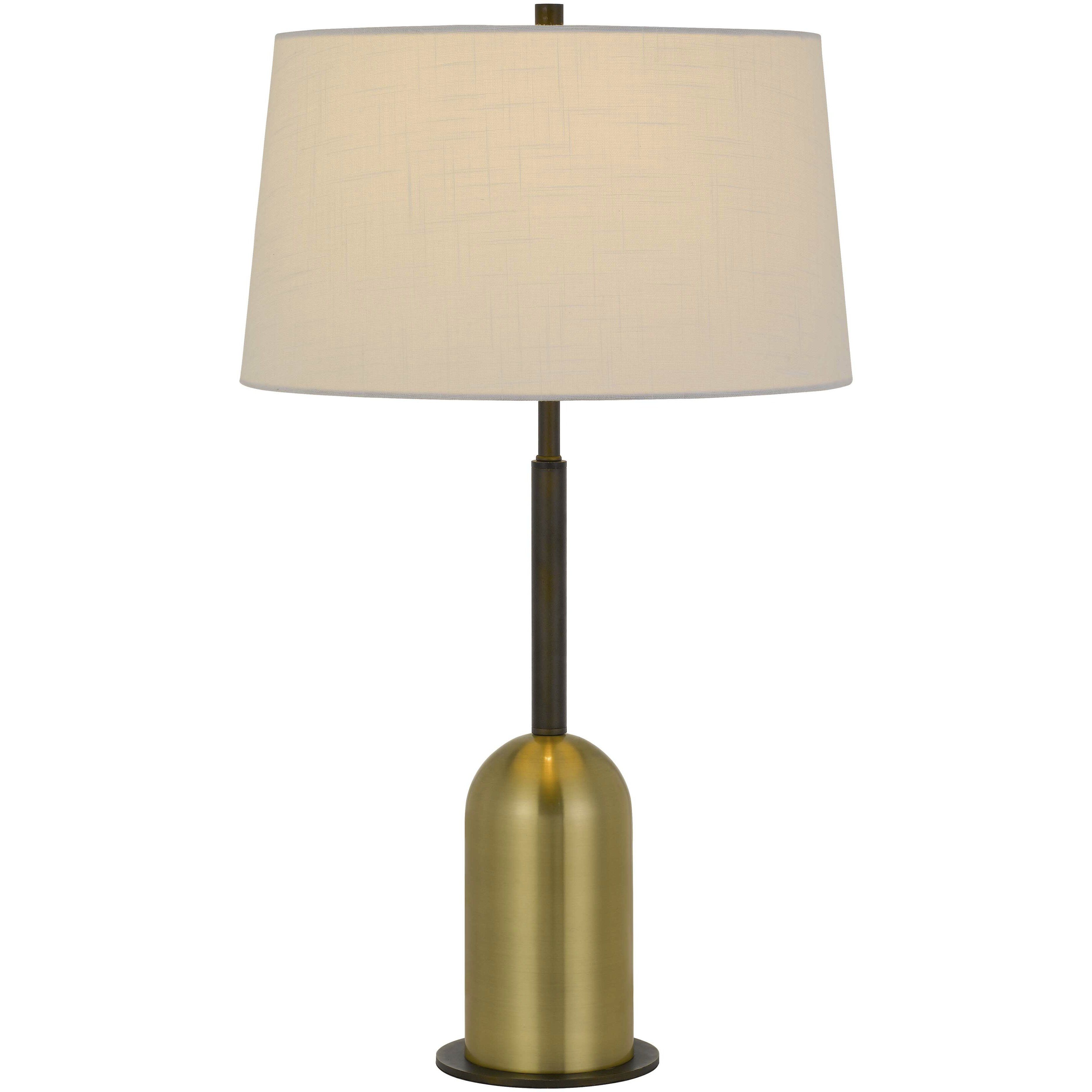 Rimini 30 inch 150 watt Antique Brass and Black Table Lamp Portable Light