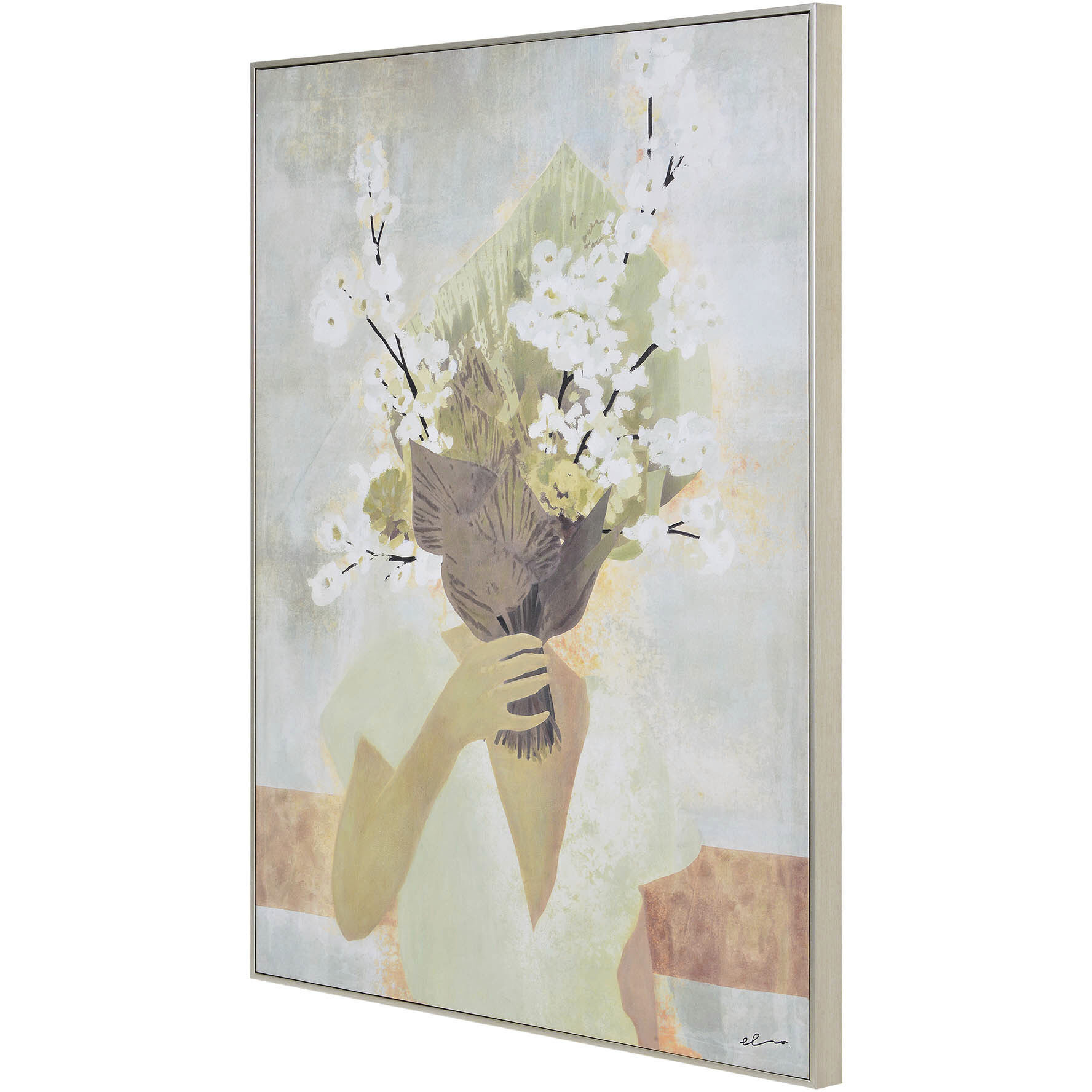 Casoria Multicolor and Champagne Canvas Art