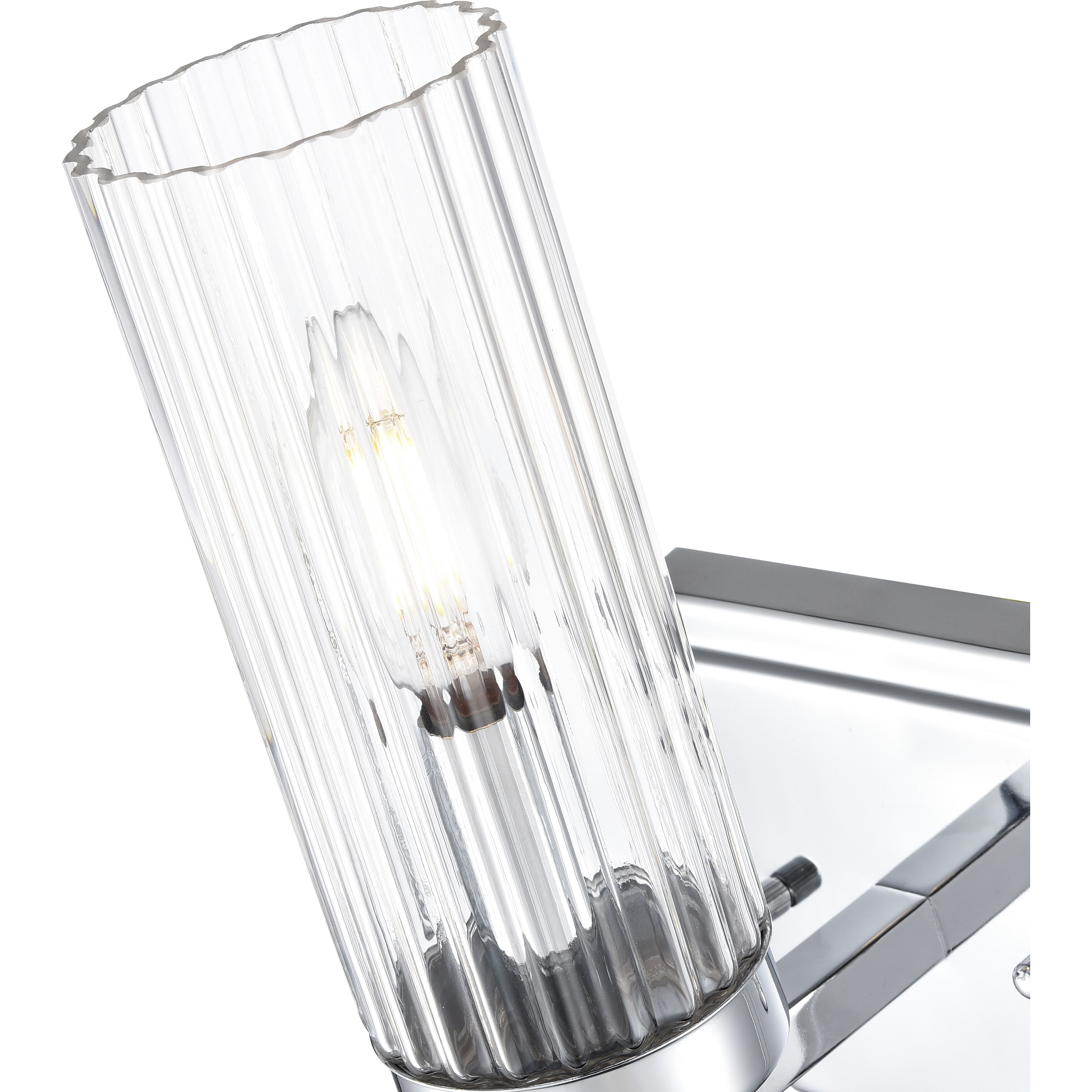 Iversen Wall Sconce Wall Light in Polished Chrome