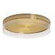 Maggie LED 15.75 inch Satin Brass Flush Mount Ceiling Light
