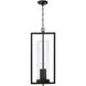 Kent 3 Light 12 inch Black Outdoor Hanging Lantern