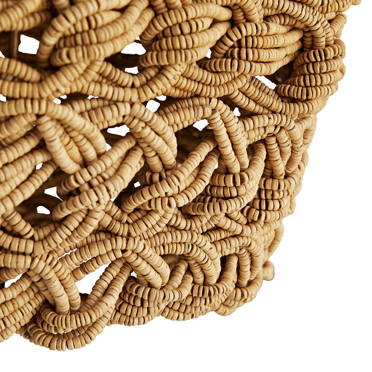 Saxon 3 Light 24 inch Natural and Natural Iron Pendant Ceiling Light