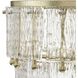 Chevall 3 Light 17 inch Gilded Silver Pendant Ceiling Light, Design Series
