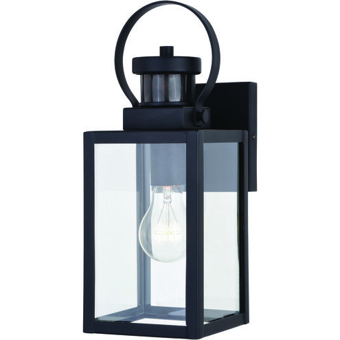 Medinah Textured Black Outdoor Motion Sensor