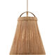 Parnell 1 Light 27.75 inch Beige Pendant Ceiling Light, Large
