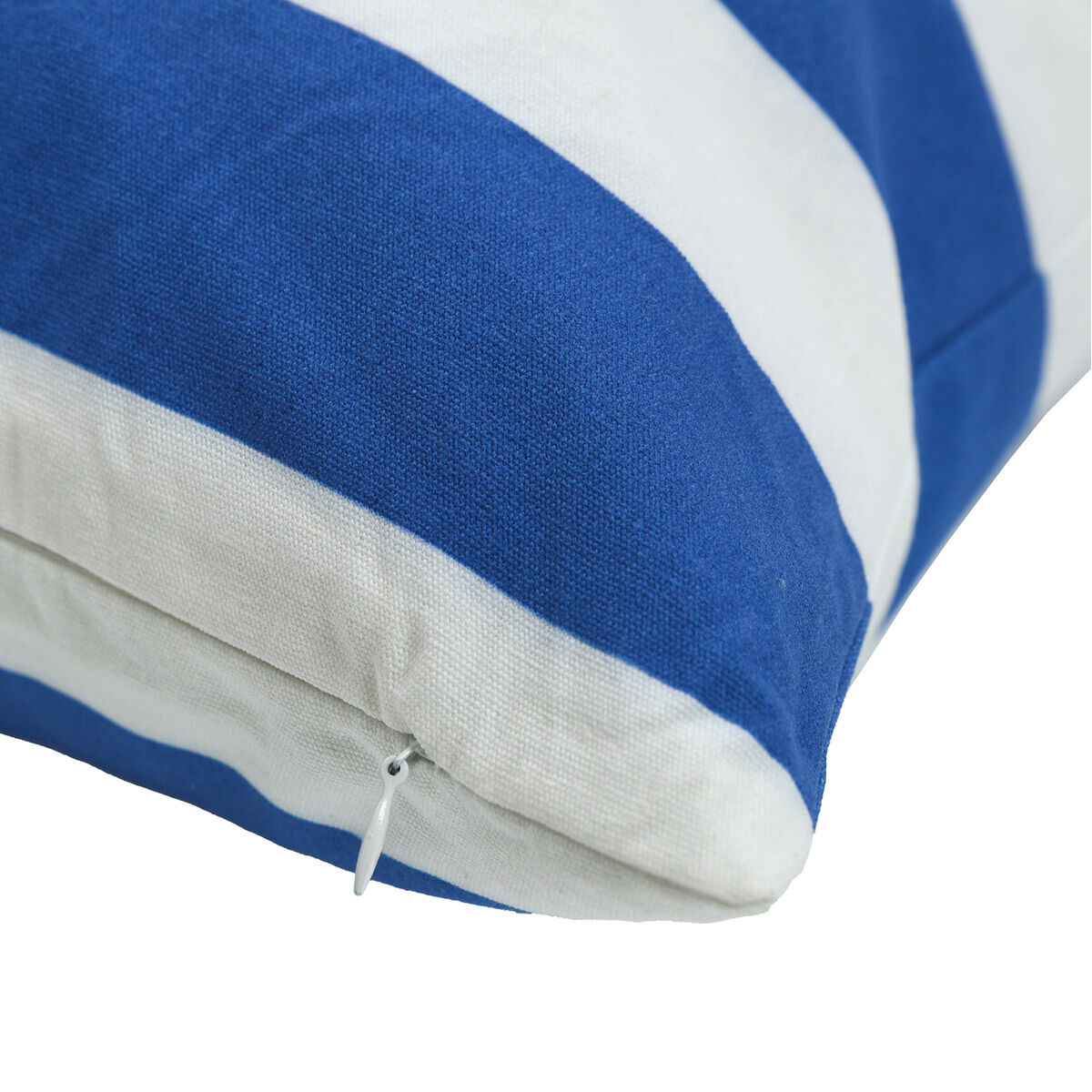 Dann Foley 24 inch Red and White and Navy Blue Decorative Pillow