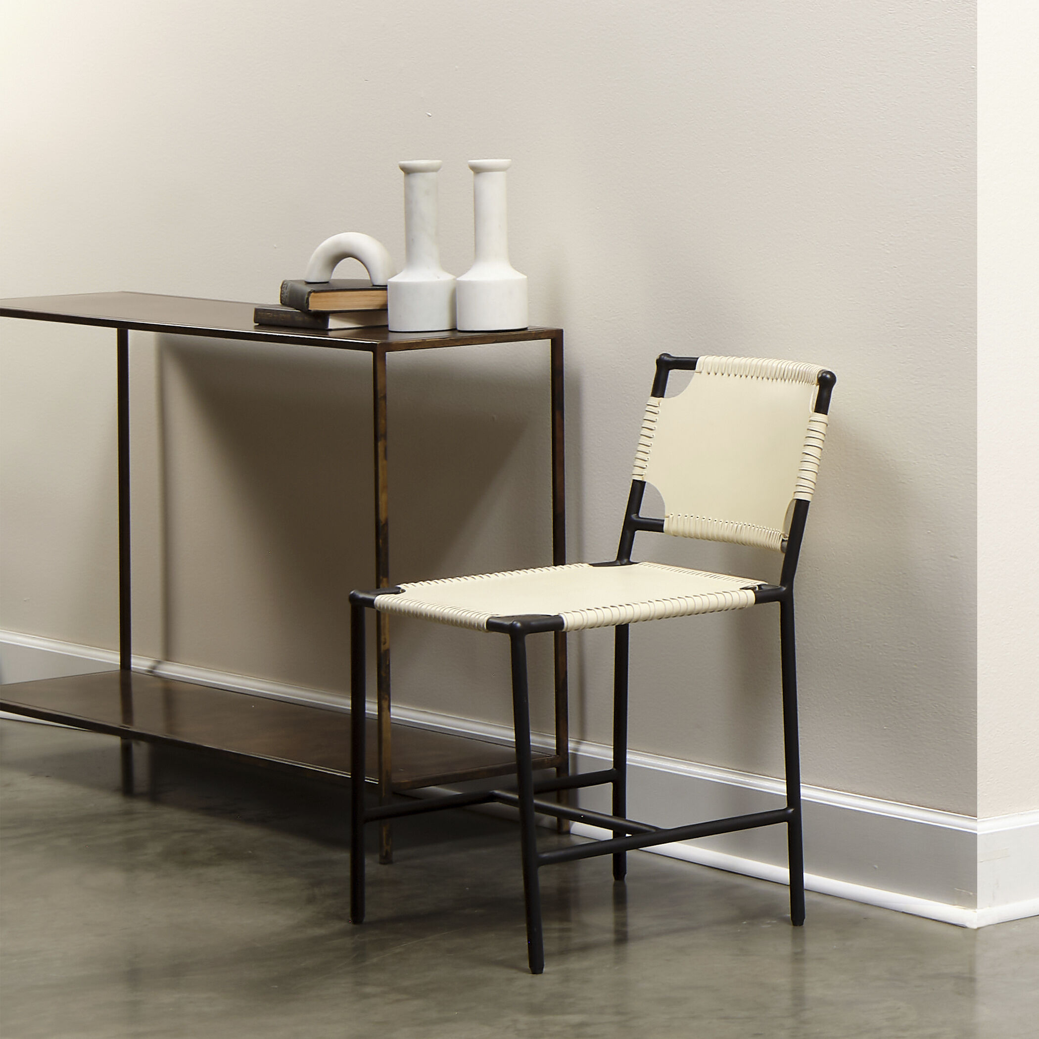 Royal 54 inch Brown Console Table