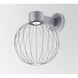 Sultana LED 14 inch Silver Outdoor Sconce