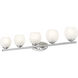 Colette Vanity Wall Light in Brushed Nickel
