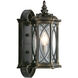 Warwickshire 1 Light 16 inch Black Outdoor Wall Mount 