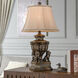 Signature 34 inch 150 watt Majestic Gold Table Lamp Portable Light