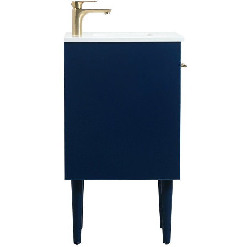 Cyrus 19 X 18 X 33.5 inch Blue Vanity Sink Set