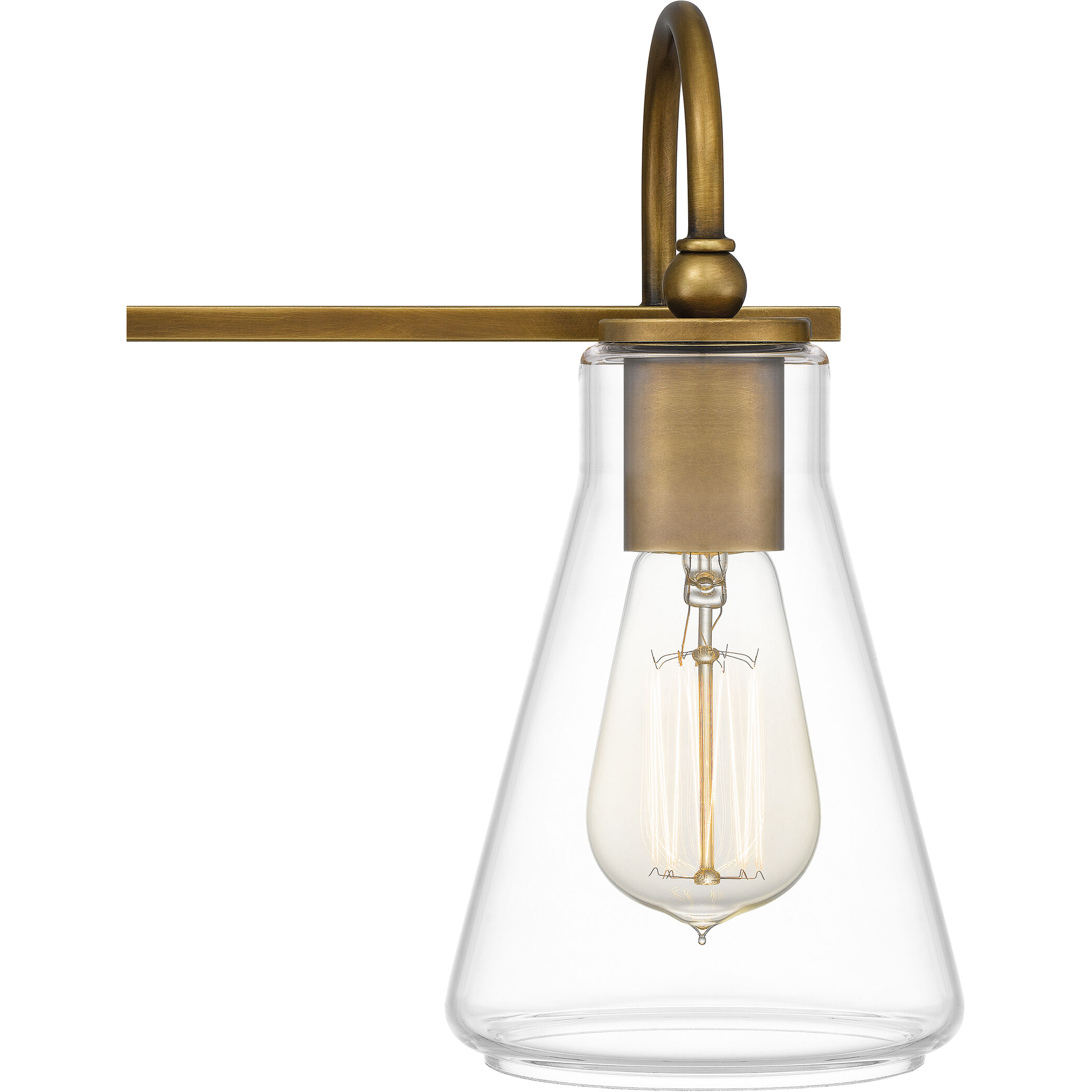 Boyton 3 Light 24 inch Weathered Brass Bath Light Wall Light