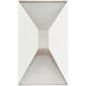 Lexford 2 Light 7 inch Textured White ADA ADA Sconce Wall Light