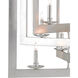 Middleton 8 Light 28 inch Contemporary Silver Leaf Chandelier Ceiling Light
