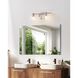Valentina 2 Light 15 inch Brushed Nickel Vanity Light Wall Light