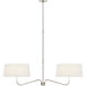 Thomas O'Brien Canto 2 Light 50.00 inch Island Light