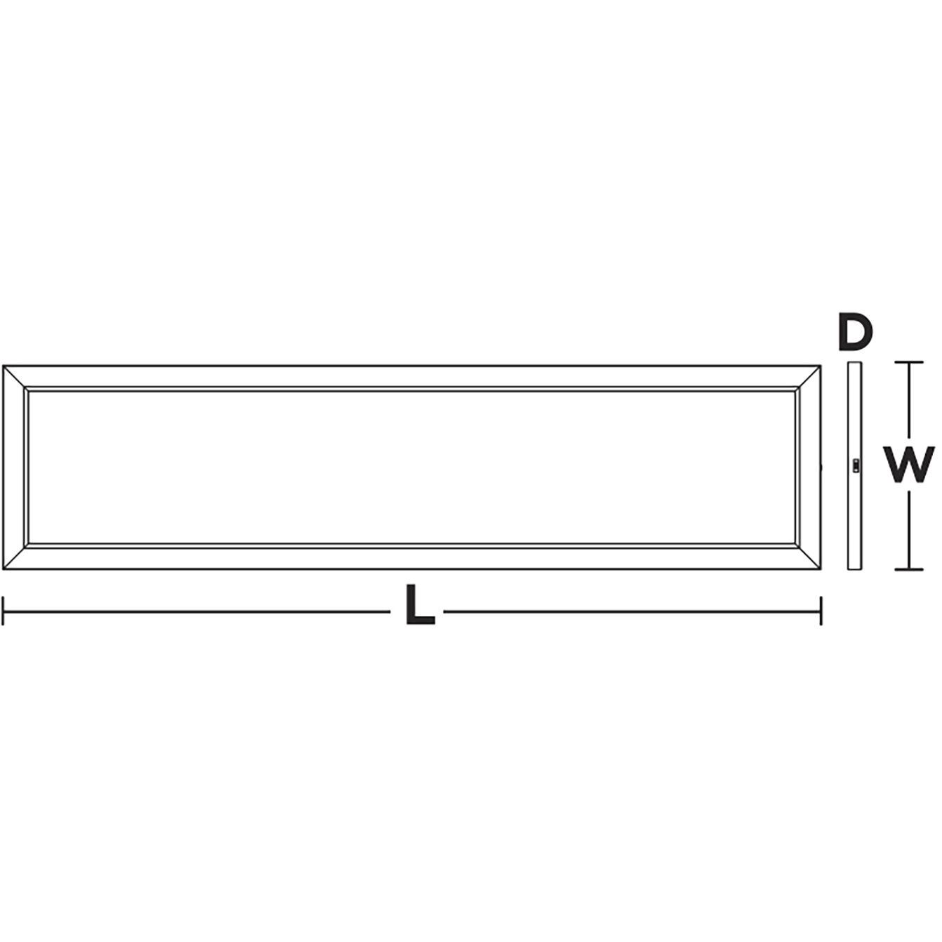 Lugano LED 48 inch Satin Nickel Linear Flush Mount Ceiling Light