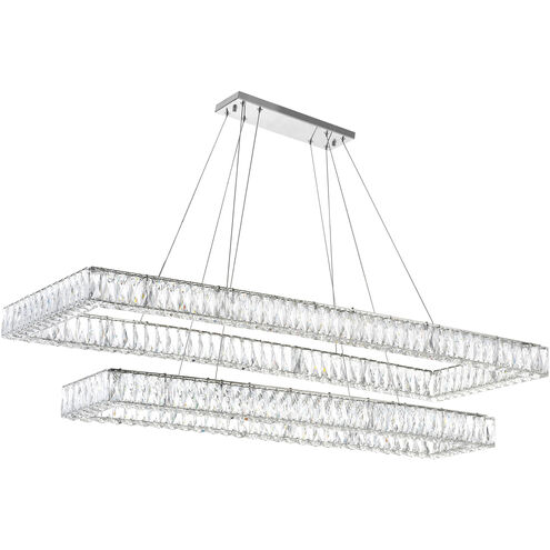 Felicity LED 52 inch Chrome Pool Table Light Ceiling Light