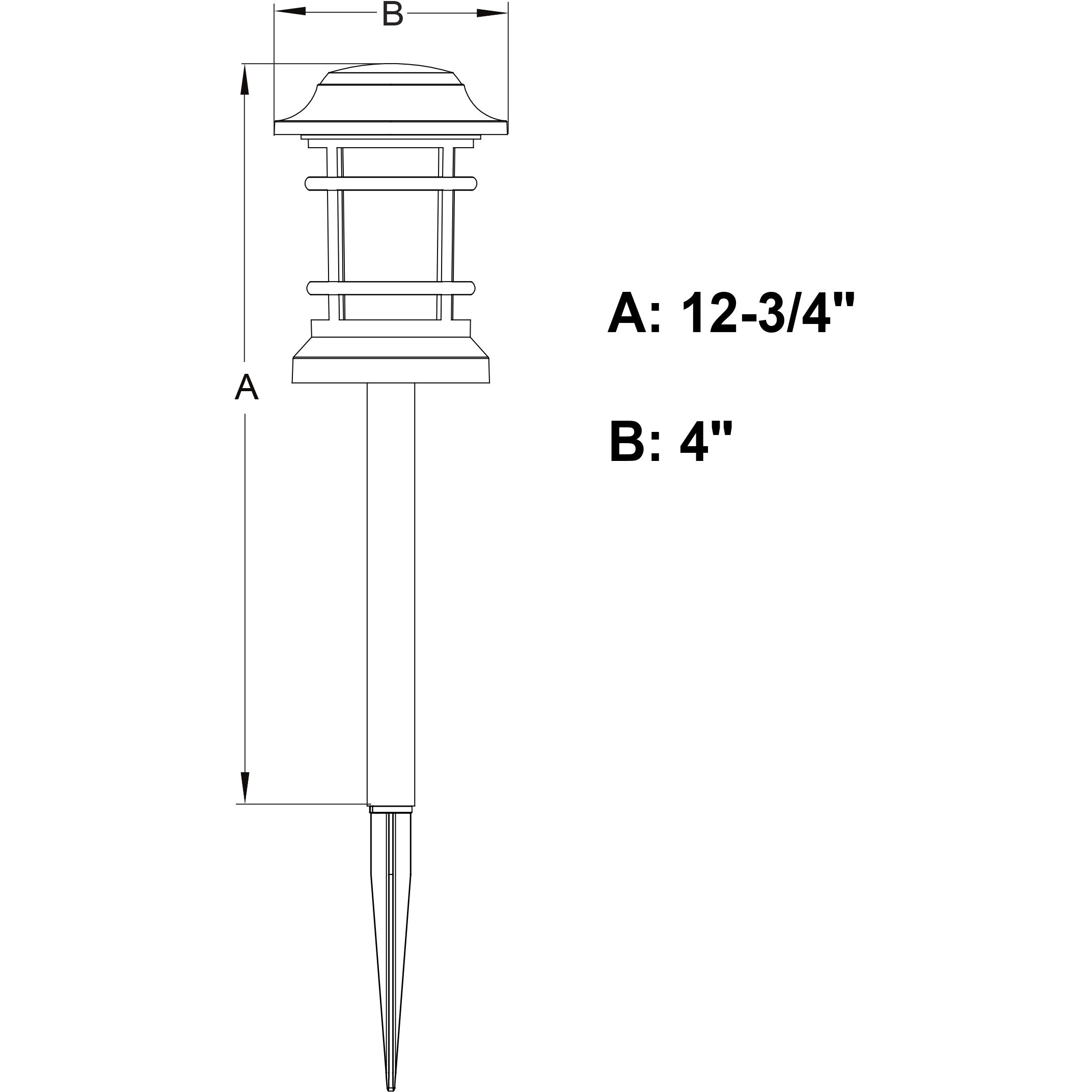 Westmont 12 1.70 watt Black Outdoor Landscape