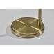 Sophia 60 inch 60.00 watt Brass Floor Lamp Portable Light, Simplee Adesso