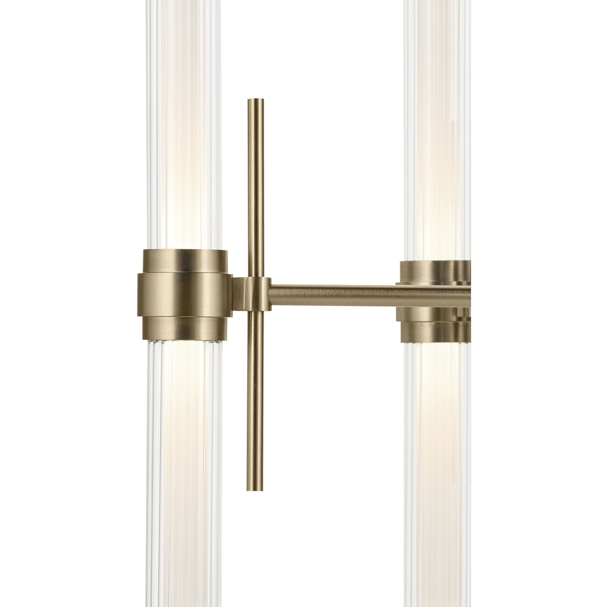 Riven LED Champagne Bronze Chandelier Ceiling Light