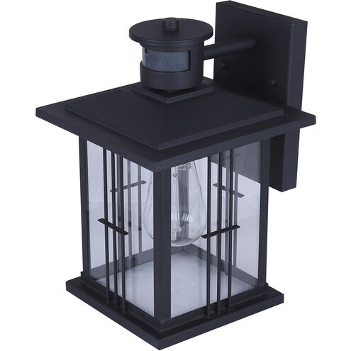 Grant 1 Light 12 inch Black Outdoor Wall Lantern