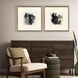 Peaceful Challenge Black and Beige and Metallic Framed Art, The Studio