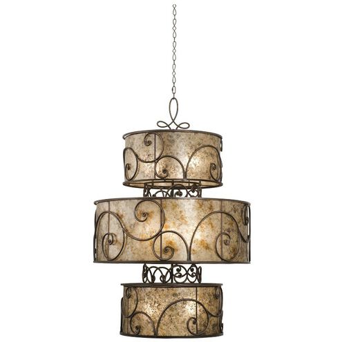 Windsor 12 Light 45.25 inch Antique Copper Foyer Ceiling Light