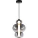 Astra LED 9 inch Black Pendant Ceiling Light