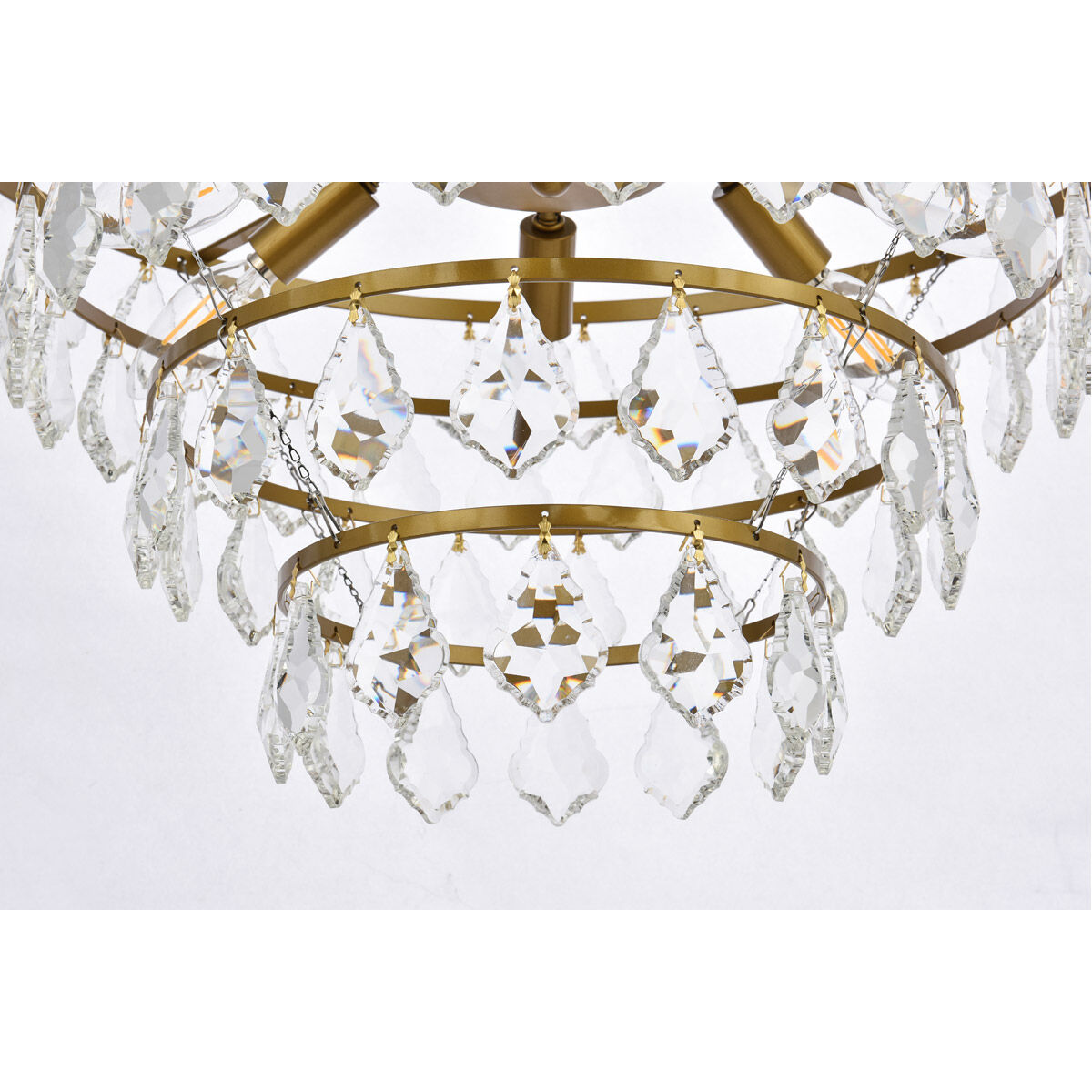 Ella 6 Light 20 inch Brass Pendant Ceiling Light