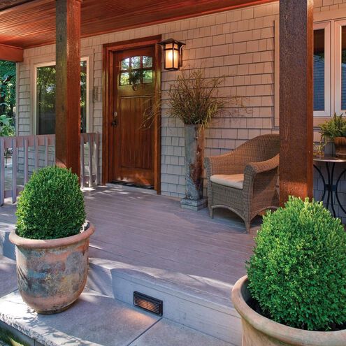 Hardy Island Louvered 12v 1.50 watt Matte Bronze Landscape Brick Light