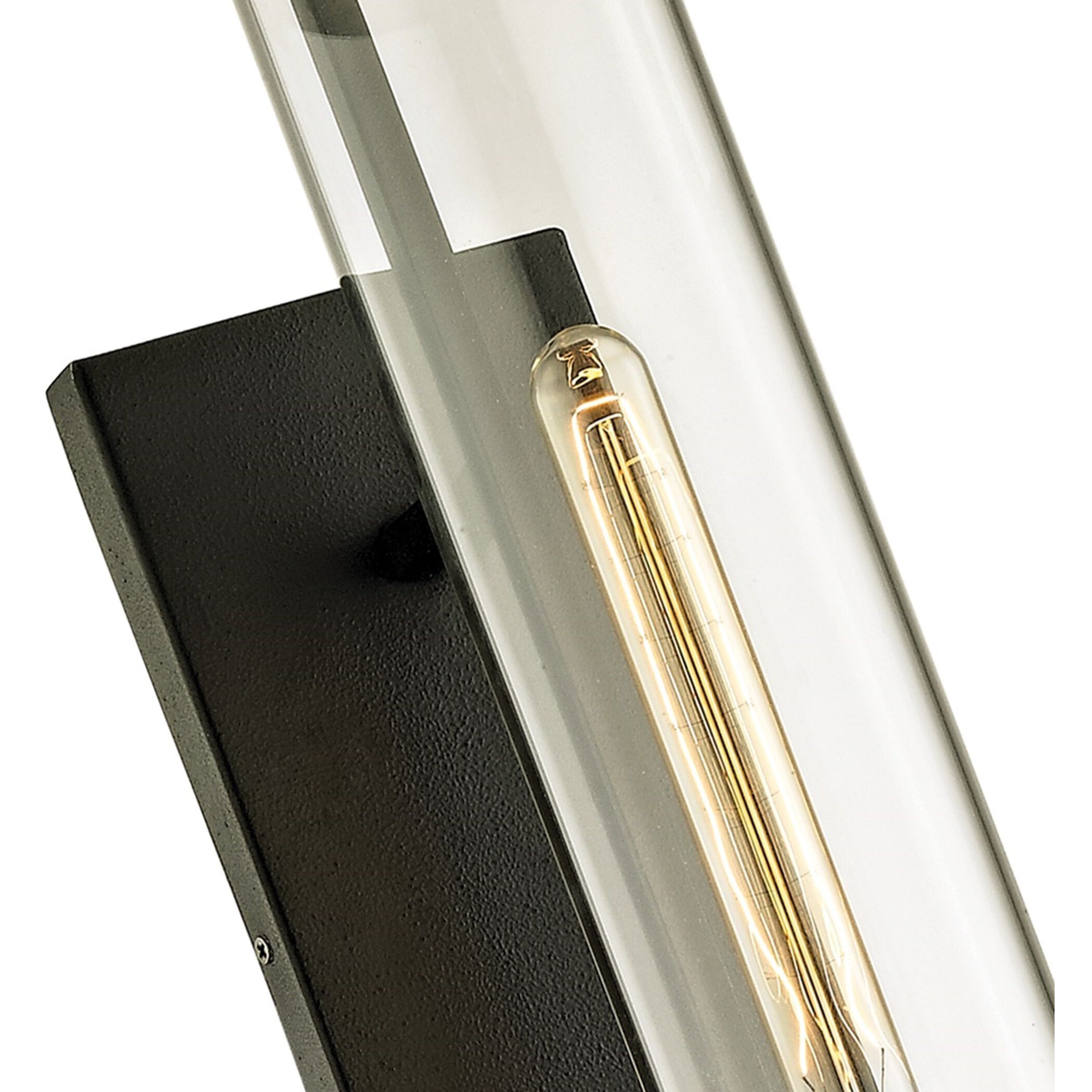 Park Slope 1 Light 32 inch Forged Iron Outdoor Wall Sconce