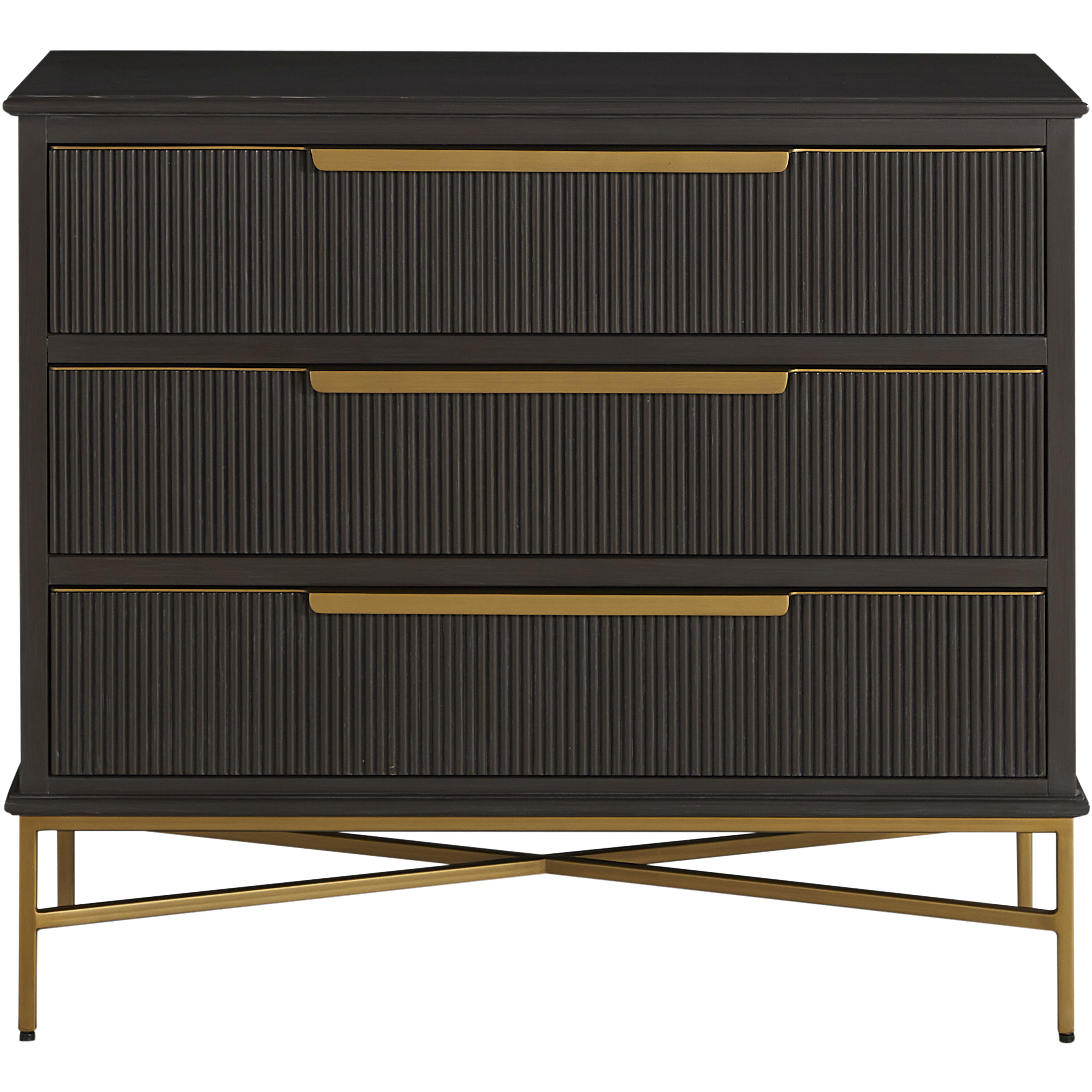 Riggs Sesame Black and Stained Brass Chest