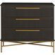 Riggs Sesame Black and Stained Brass Chest