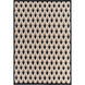Dwell D 132 X 96 inch Black, Khaki, Taupe Rug