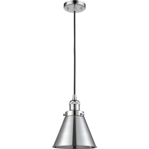 Franklin Restoration Appalachian LED 8 inch Polished Chrome Mini Pendant Ceiling Light, Franklin Restoration