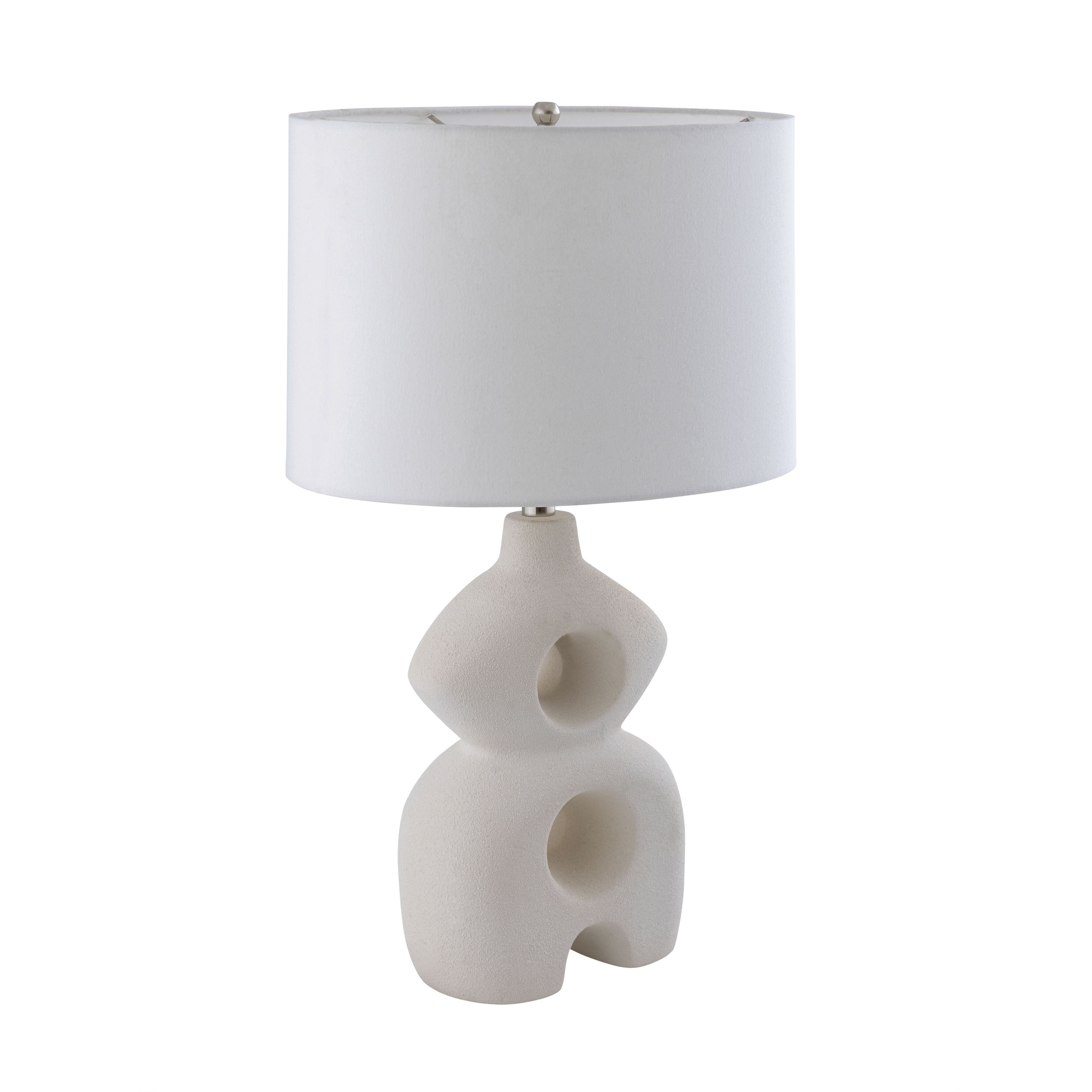 Neptune 26 inch 9 watt Dry White Table Lamp Portable Light