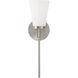Drake 1 Light 5 inch Brushed Nickel Sconce Wall Light