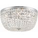 Nola 5 Light 20 inch Polished Chrome Flush Ceiling Light
