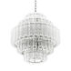 Vittoria 9 Light 25.98 inch Nickel Chandelier Ceiling Light, Small