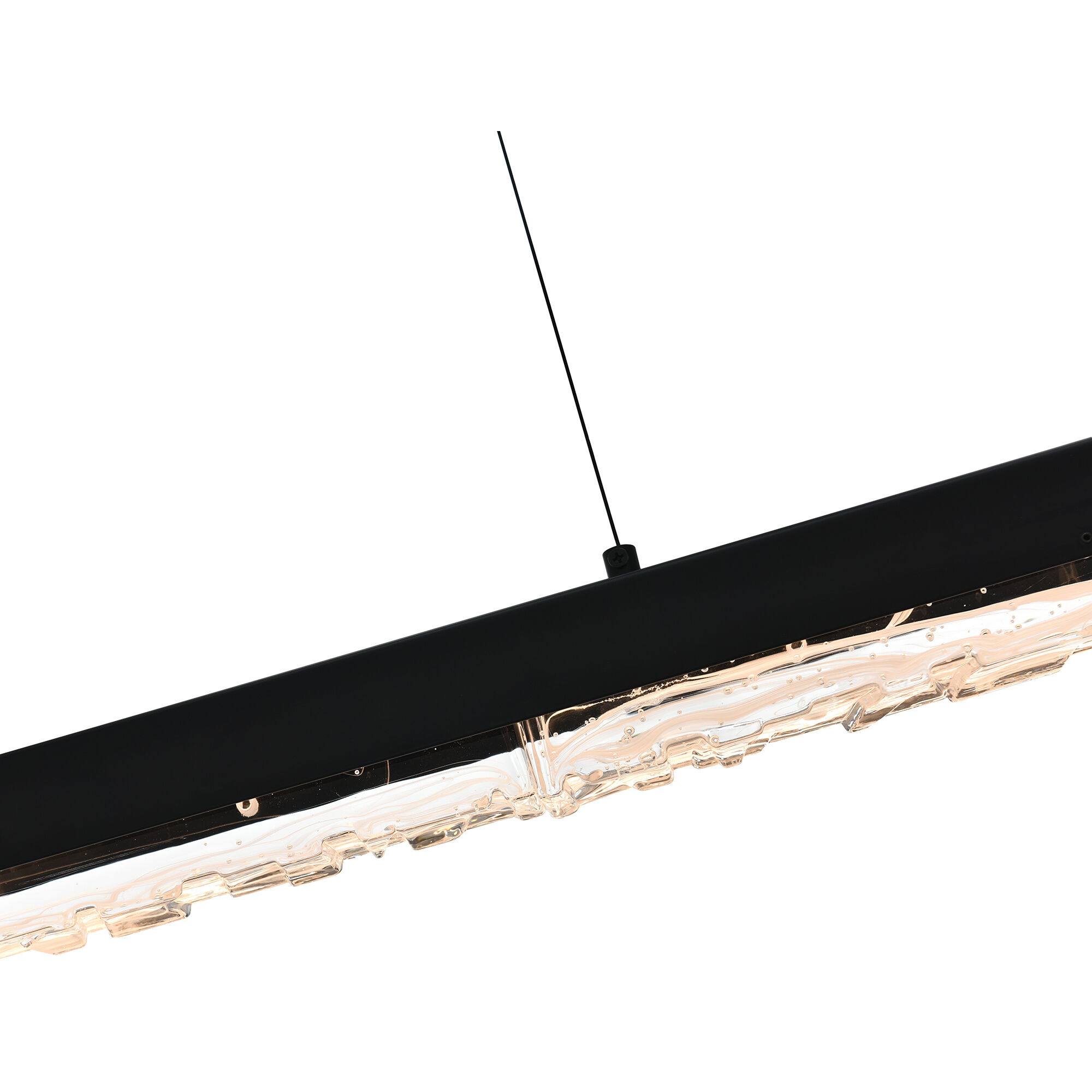 Valira LED 47 inch Black Chandelier Ceiling Light