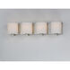 Wrap 4 Light 26 inch Satin Nickel Bath Vanity Wall Light