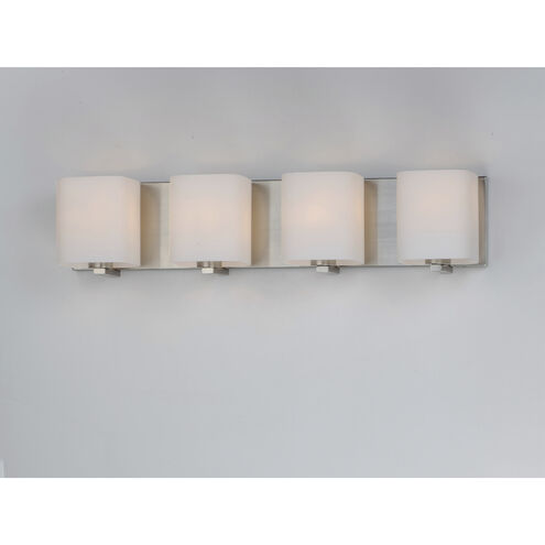 Wrap 4 Light 26 inch Satin Nickel Bath Vanity Wall Light