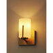 Dart 1 Light 6 inch Satin Brass Wall Sconce Wall Light