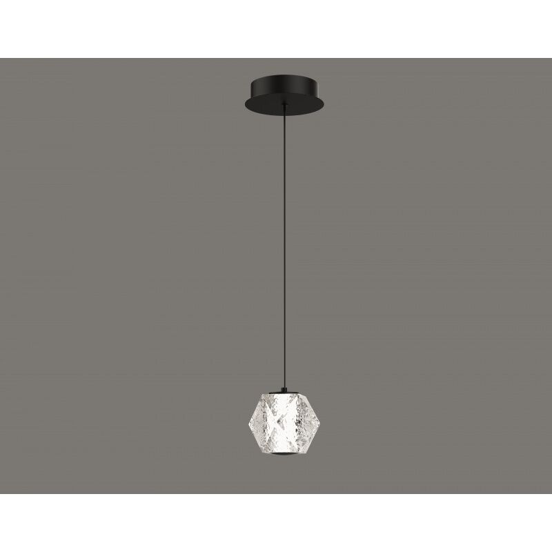 Beluga LED 6 inch Black Pendant Ceiling Light