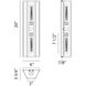 Creed Wall Sconce Wall Light in White