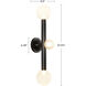 Reese 4.38 inch Vintage Brass Bath Vanity Light Wall Light in Smoked Glass