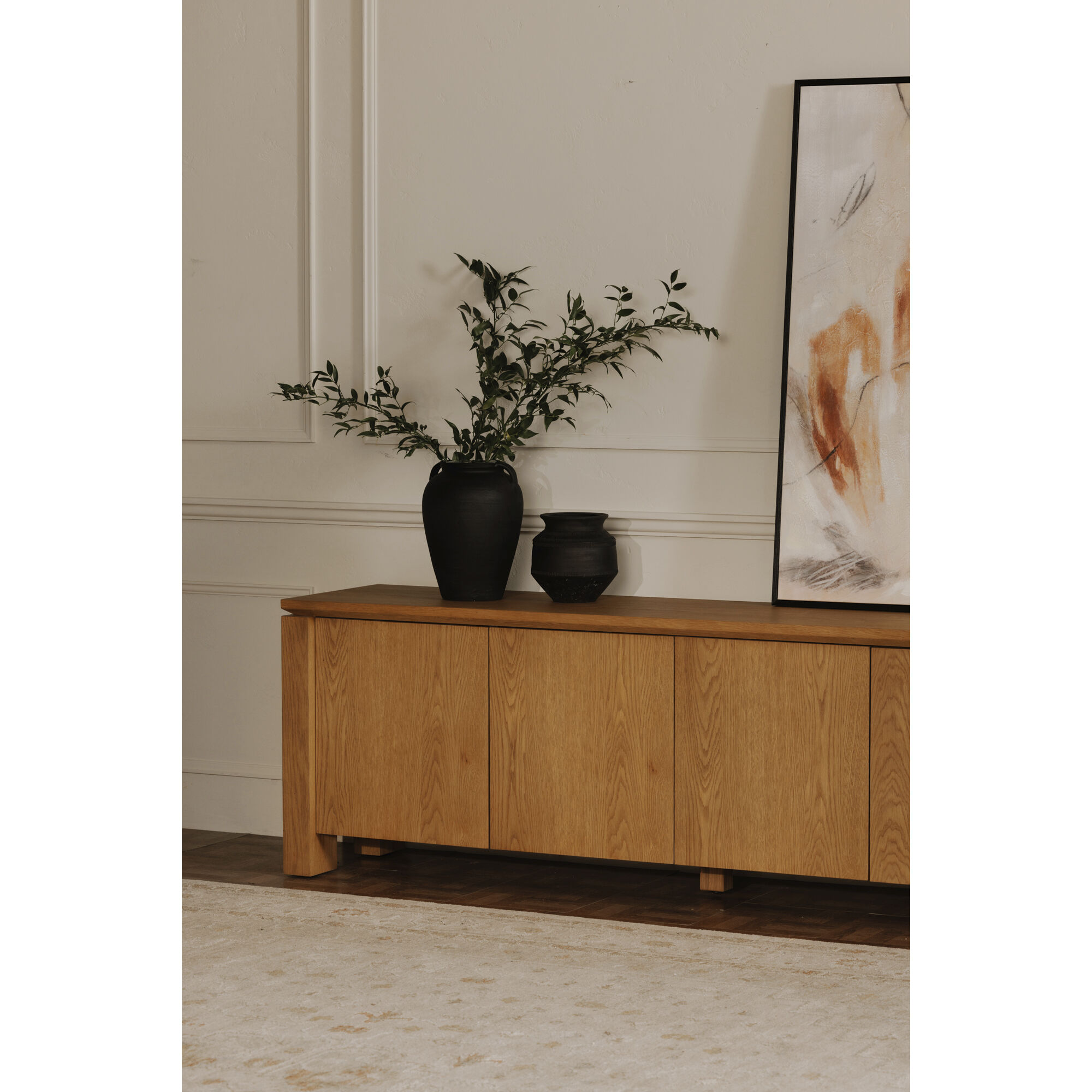 Brook 80 inch Brown Media Unit